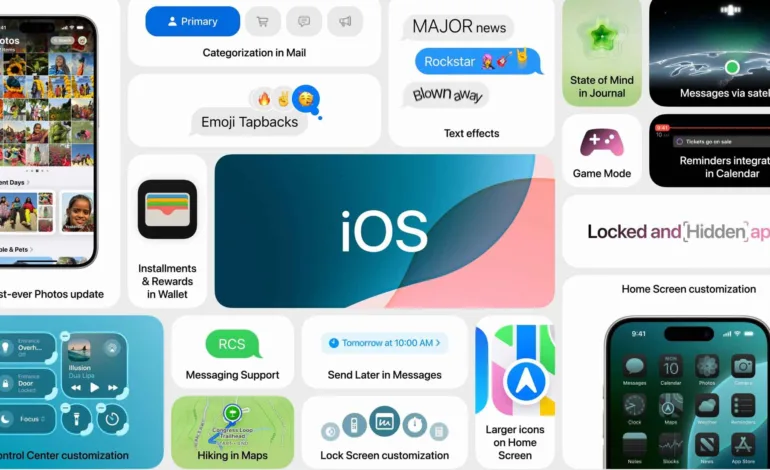 iOS 18 tanıtıldı! İşte yenilikler